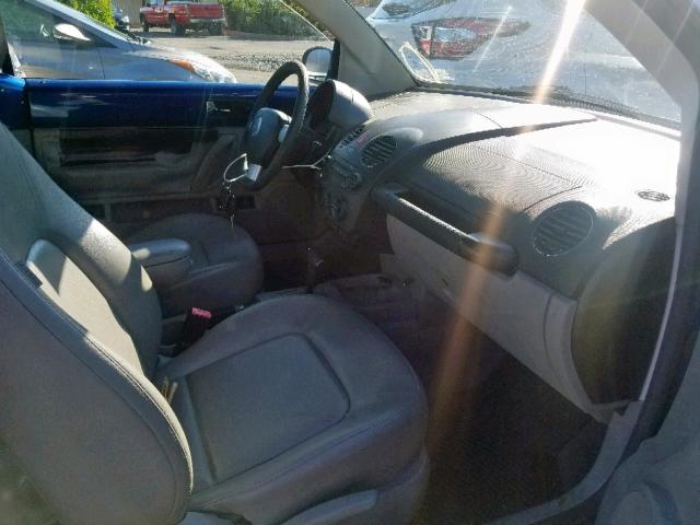 3VWRF31Y97M402115 - 2007 VOLKSWAGEN NEW BEETLE 蓝色 照片 5