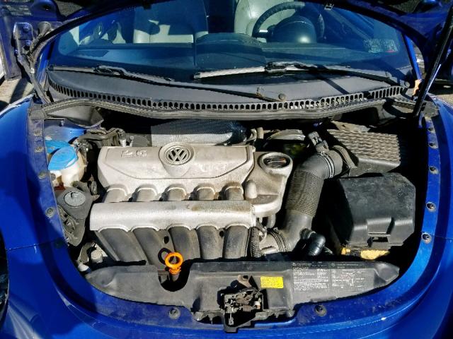 3VWRF31Y97M402115 - 2007 VOLKSWAGEN NEW BEETLE 蓝色 照片 7