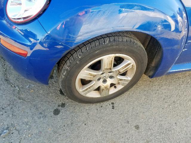 3VWRF31Y97M402115 - 2007 VOLKSWAGEN NEW BEETLE 蓝色 照片 9