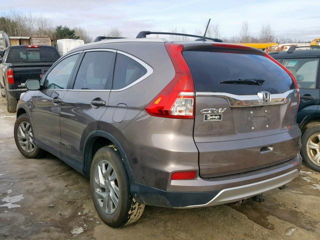 5J6RM4H75GL017271 - 2016 HONDA CR-V EXL TAN photo 3