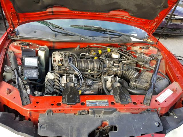 2G1WX12K549328139 - 2004 CHEVROLET MONTE CARL RED photo 7