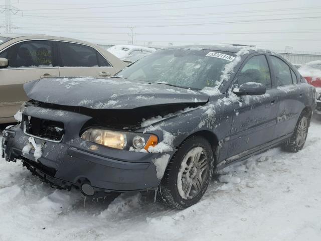 YV1RS592962558360 - 2006 VOLVO S60 2.5T GRAY photo 2