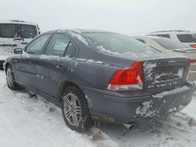 YV1RS592962558360 - 2006 VOLVO S60 2.5T GRAY photo 3