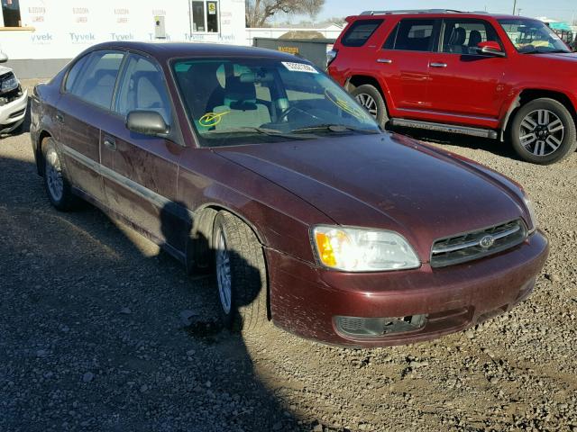 4S3BE635417204300 - 2001 SUBARU LEGACY L BURGUNDY photo 1