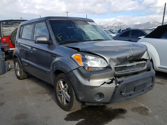 KNDJT2A24B7211025 - 2011 KIA SOUL + GRAY photo 1