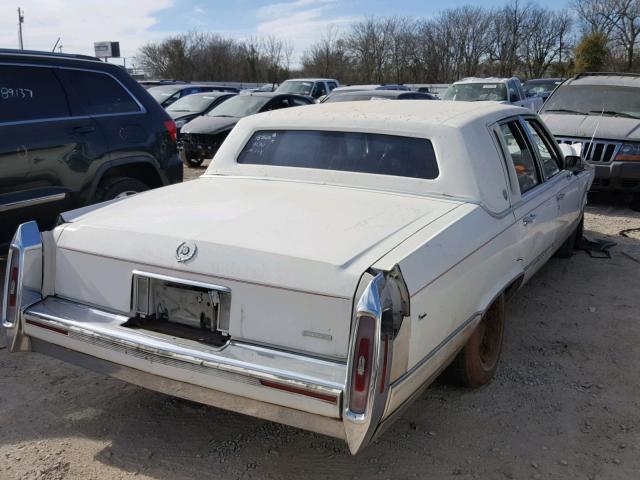 1G6DW54E7MR715719 - 1991 CADILLAC BROUGHAM WHITE photo 4