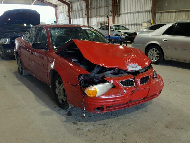 1G2NF52F52C177636 - 2002 PONTIAC GRAND AM S RED photo 1