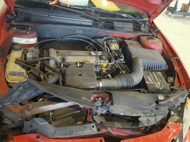 1G2NF52F52C177636 - 2002 PONTIAC GRAND AM S RED photo 7