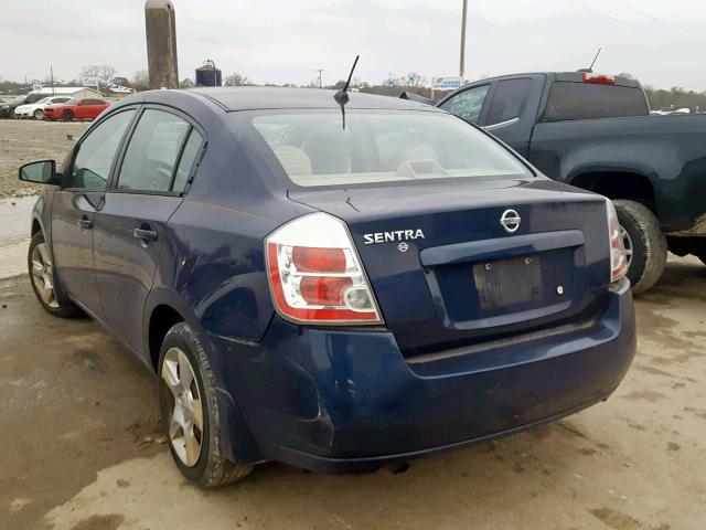 3N1AB61E49L615617 - 2009 NISSAN SENTRA 2.0 BLUE photo 3