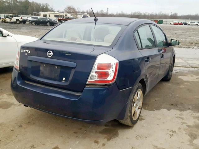 3N1AB61E49L615617 - 2009 NISSAN SENTRA 2.0 BLUE photo 4