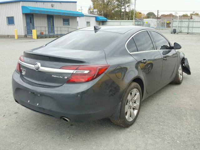 2G4GR5GX5F9152676 - 2015 BUICK REGAL PREM GRAY photo 4