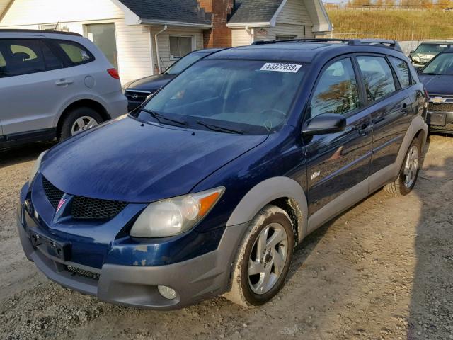 5Y2SL62823Z423703 - 2003 PONTIAC VIBE BLUE photo 2