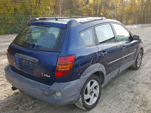 5Y2SL62823Z423703 - 2003 PONTIAC VIBE BLUE photo 4