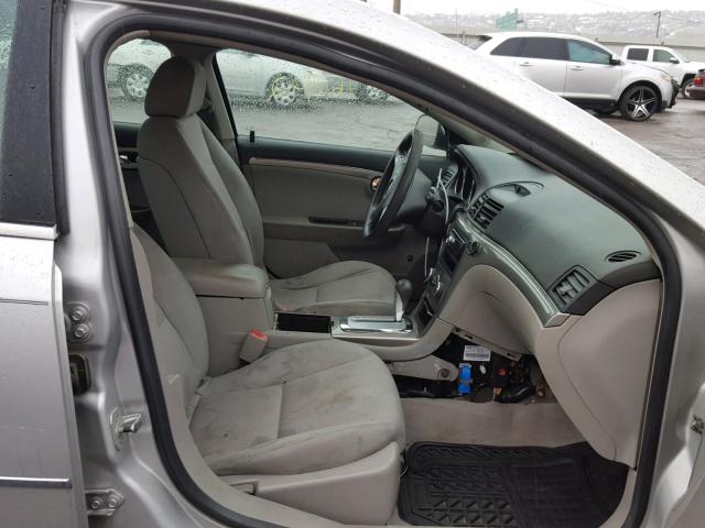 1G8ZS57N87F126592 - 2007 SATURN AURA XE SILVER photo 5