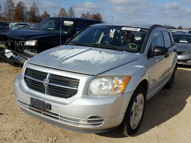 1B3JB48B37D503487 - 2007 DODGE CALIBER SX SILVER photo 2