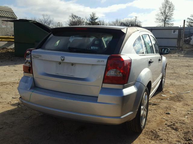 1B3JB48B37D503487 - 2007 DODGE CALIBER SX SILVER photo 4