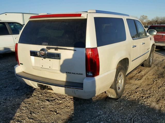 1GYUKJEF3AR106920 - 2010 CADILLAC ESCALADE E WHITE photo 4