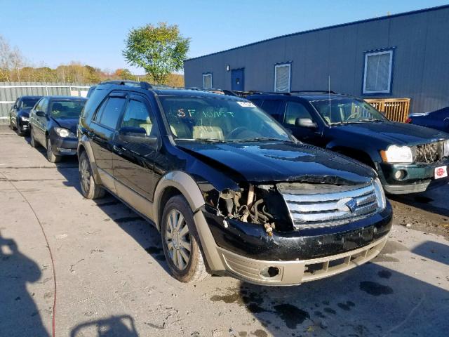 1FMDK08W08GA42865 - 2008 FORD TAURUS X E BLACK photo 1