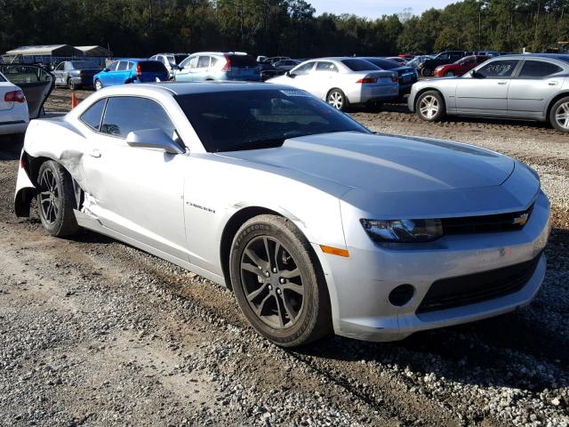 2G1FA1E39F9212435 - 2015 CHEVROLET CAMARO LS SILVER photo 1