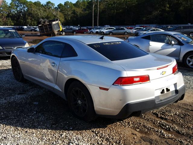 2G1FA1E39F9212435 - 2015 CHEVROLET CAMARO LS SILVER photo 3