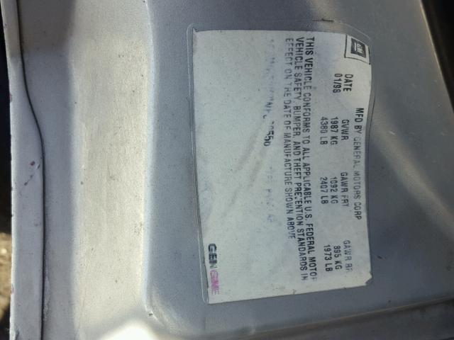 1G3WH52H4YF142055 - 2000 OLDSMOBILE INTRIGUE G SILVER photo 10