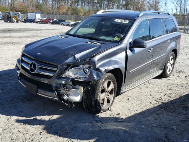 4JGBF7BEXBA627323 - 2011 MERCEDES-BENZ GL 450 4MA BLACK photo 2