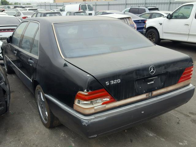 WDBGA32E5RA173573 - 1994 MERCEDES-BENZ S 320 BLACK photo 3