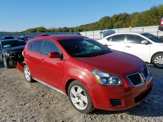 5Y2SP67869Z427338 - 2009 PONTIAC VIBE RED photo 1