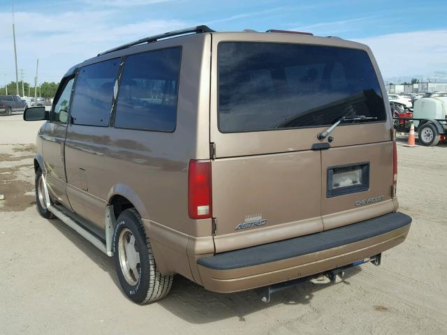 1GNDM19W5YB154665 - 2000 CHEVROLET ASTRO GOLD photo 3