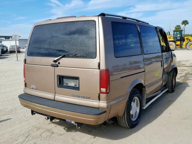 1GNDM19W5YB154665 - 2000 CHEVROLET ASTRO GOLD photo 4