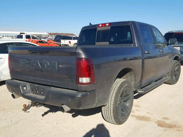 1C6RR7MTXJS215263 - 2018 RAM 1500 SPORT GRAY photo 4