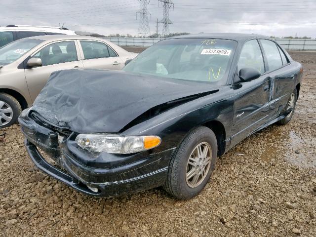 2G4WB55K011332047 - 2001 BUICK REGAL LS BLACK photo 2