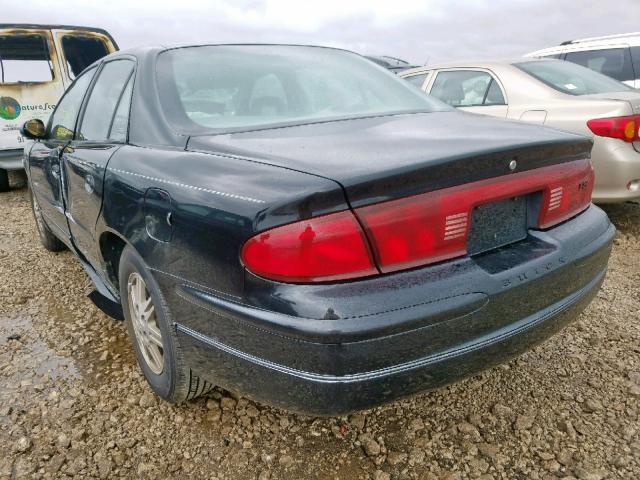 2G4WB55K011332047 - 2001 BUICK REGAL LS BLACK photo 3