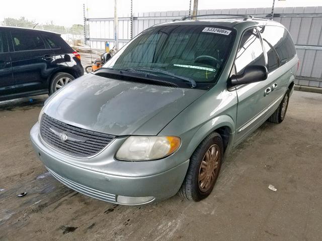 2C8GP64L94R575564 - 2004 CHRYSLER TOWN & COU SILVER photo 2