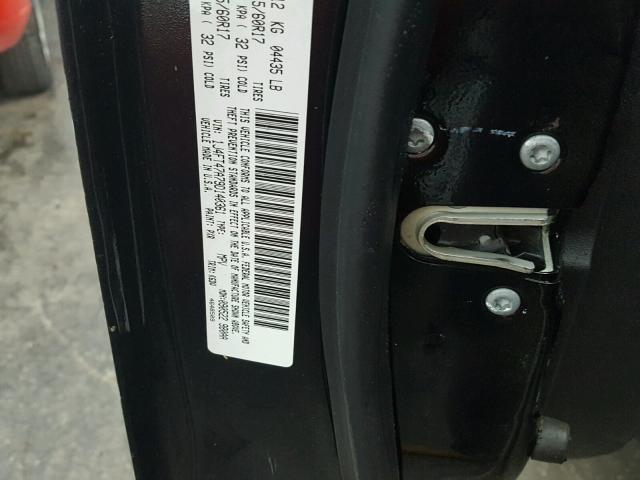 1J4FT47A79D140361 - 2009 JEEP COMPASS SP შავი ფოტო 10