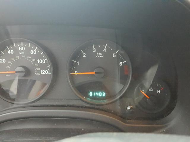 1J4FT47A79D140361 - 2009 JEEP COMPASS SP შავი ფოტო 8