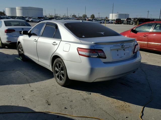 4T1BF3EK7AU101268 - 2010 TOYOTA CAMRY BASE 银色 照片 3