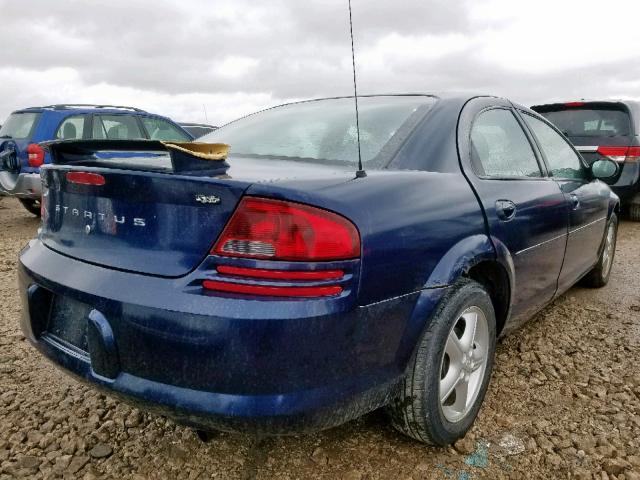 1B3EL46X36N118338 - 2006 DODGE STRATUS SX BLUE photo 4