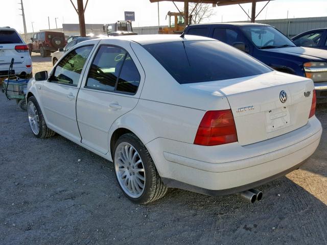 3VWRB69M52M100036 - 2002 VOLKSWAGEN JETTA GL WHITE photo 3