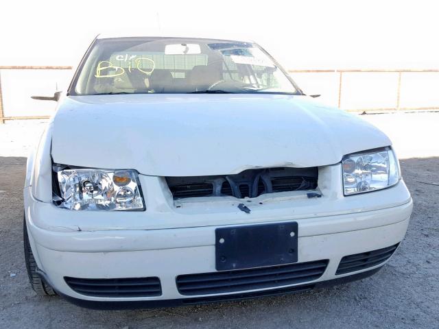 3VWRB69M52M100036 - 2002 VOLKSWAGEN JETTA GL WHITE photo 9