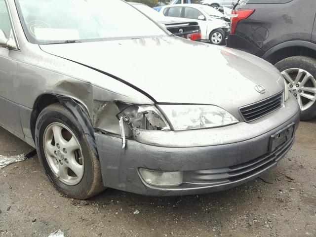 JT8BF22G1V0050926 - 1997 LEXUS ES 300 GRAY photo 9