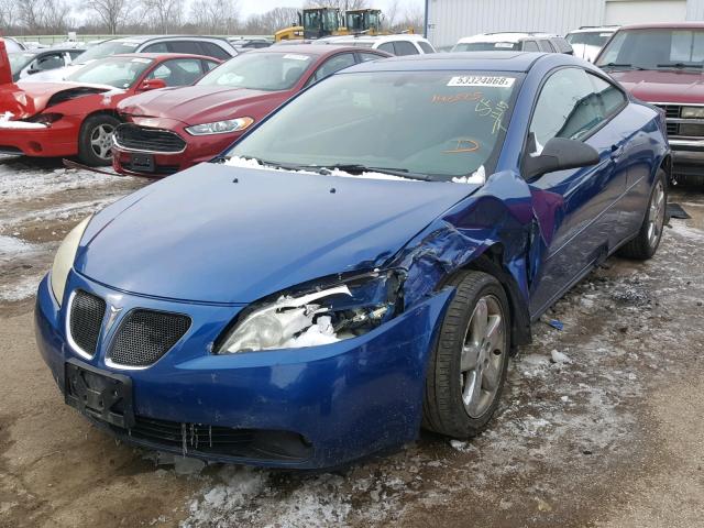 1G2ZH158264196873 - 2006 PONTIAC G6 GT BLUE photo 2