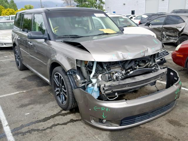 2FMGK5D83DBD16224 - 2013 FORD FLEX LIMIT BROWN photo 1