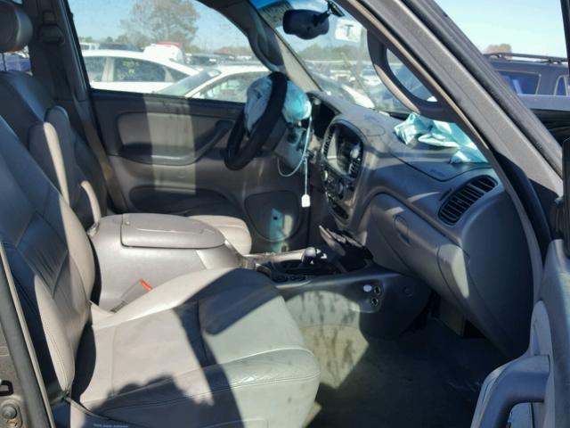 5TDBT48A63S196919 - 2003 TOYOTA SEQUOIA LI GRAY photo 5