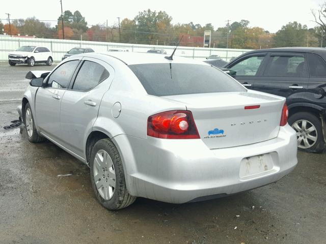 1B3BD4FB3BN507978 - 2011 DODGE AVENGER EX SILVER photo 3