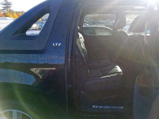 3GNFK12348G222864 - 2008 CHEVROLET AVALANCHE BLACK photo 6