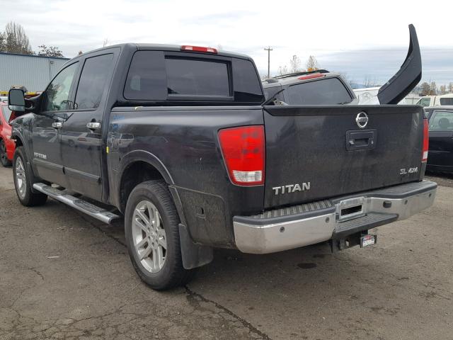 1N6AA0EC8FN509685 - 2015 NISSAN TITAN S BLACK photo 3