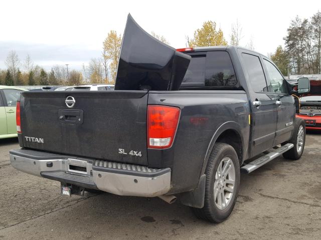 1N6AA0EC8FN509685 - 2015 NISSAN TITAN S BLACK photo 4