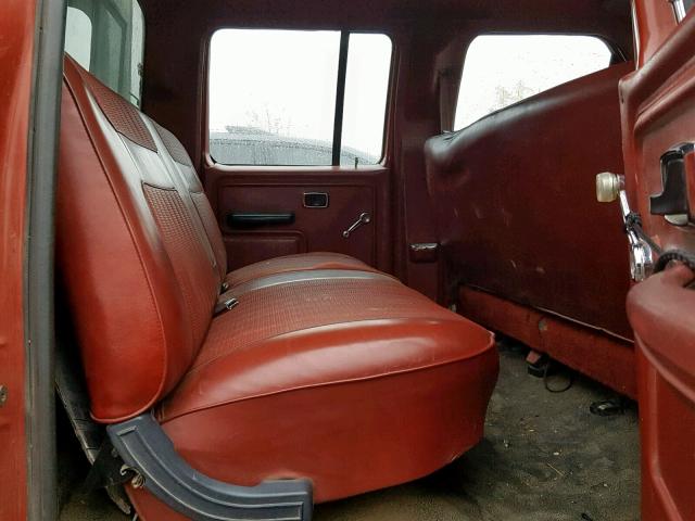 2FTJW3613GCB51812 - 1986 FORD F350 RED photo 6