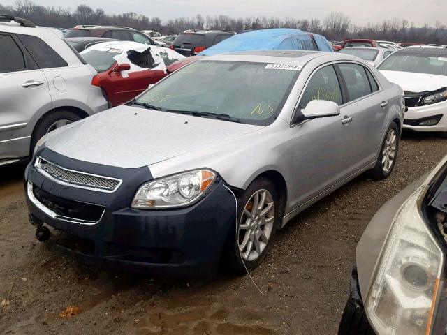 1G1ZE5EU2CF141132 - 2012 CHEVROLET MALIBU LTZ SILVER photo 2